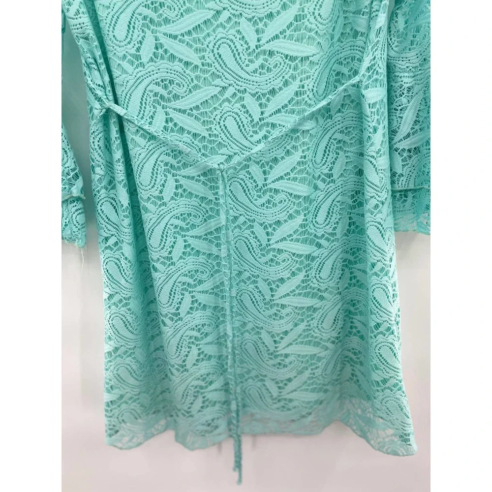 Amy Byer Green lace Girls 16